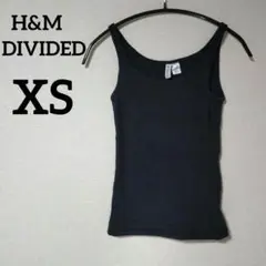 H&M DIVIDED【XS】ベーシック タンクトップ ブラック
