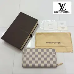 リペア完了品！LOUIS VUITTON ダミエ アズール ジッピーウォレット 