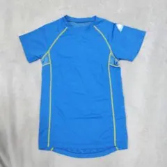 氷撃 FREEZE TECH 冷感半袖クルーネックTシャツ 150cm ブルー