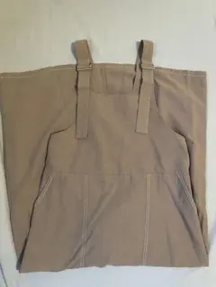 ベージュ サロペット