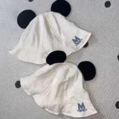 ミッキーマウス耳付き帽子 52cm・48cm