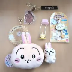 ちいかわ　うさぎ　マスコット　パスケース　ロリポップチョコ　セット