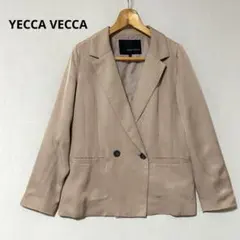 YECCA VECCA リネン混ジャケット　レーヨンジャケット　ベージュ　Sのサムネイル