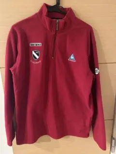 【GAPP様】ルコックゴルフ ハーフジップ フリース 赤　XL