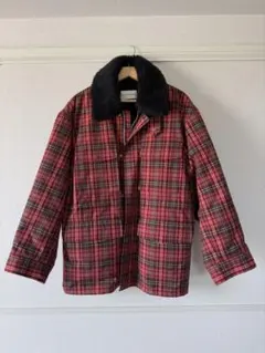 GU チェックボアブルゾン　beautiful people L