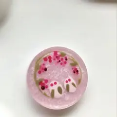 メー様　専用　手描き雪うさぎ❄︎ ラメピンク◡̈♥︎