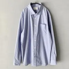 ビショップ購入 Gymphlex ワイドストライプシャツ L ジムフレックス