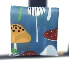 大容量 大判 軽量 カラフル キノコ柄 エコバッグ