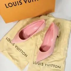 美品 LOUIS VUITTON スエード パンプス ヒール イタリア製 ピンクのサムネイル