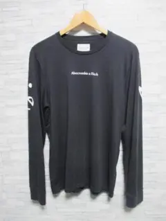 ☆アバークロンビーアンドフィッチ アバクロ ビッグロゴ プリント 長袖Ｔシャツ