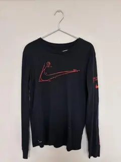 NIKEアートロングスリーブトップス長袖黒Sナイキバスケ