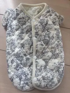 犬服 キルティングベスト 花柄
