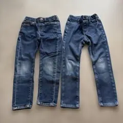 キッズ デニムパンツ 2本セット まとめ売り