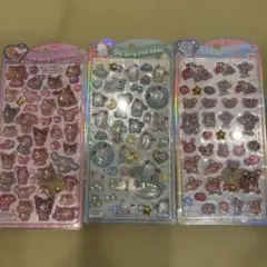 うるちゅるポップシール 日焼けキティ ポチャッコ エンジェルブルー 3点セット
