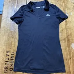 【adidas】 CLIMACOOL 黒 半袖シャツS