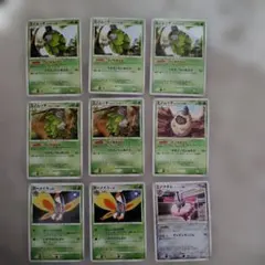 古玩廃盤Pokemon1stEd　ミノムッチ　拡張パック ひかる闇 DP3　9枚