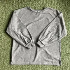 グレー裏起毛Tシャツ