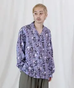 Iroquois FLOATING グラフィック オープンカラーシャツ　総柄