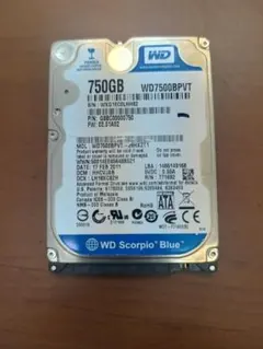 ☆Western Digital WD7500BPVT 750GB 2.5in☆のサムネイル