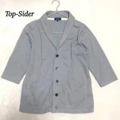 トップサイダー　メンズ　ジャケット【M】カーディガン　七分袖　グレー　羽織り