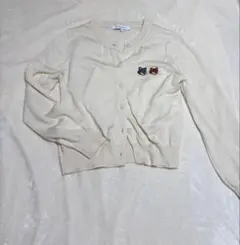 MAISON KITSUNÉ アイボリー カーディガン S