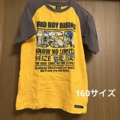 BAD BOYTシャツ 子供服 男の子 160㎝ 黄色のサムネイル