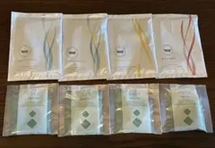 バスソルト　ホテルアメニティ　アルグソルト4個+クリアバスソルト4個