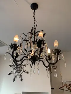 カフェ　美容室　シャンデリア