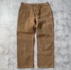良フェード　Carhartt ダブルニー ワークパンツ ブラウン 34×30 良フェード Carhartt ダブルニー ワークパンツ ブラウン 34×30 - メルカリ