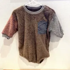 make your dayもこもこボア ロンパース　サイズ80