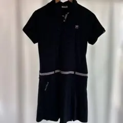 DESCENTE GOLF レディースワンピース ブラック - メルカリ