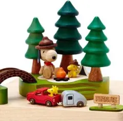 Wooderful life スヌーピー　WOODEN MUSIC BOX