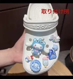 クロックス　サンリオ　ジビッツ　アクセサリー　シナモンロール　7点セット