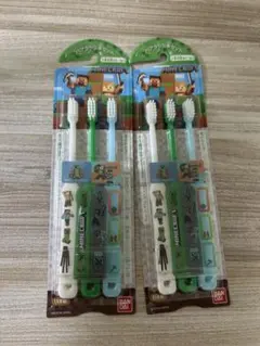 新品　MINECRAFT ハブラシ 3本セット 6歳〜12歳用 2パック