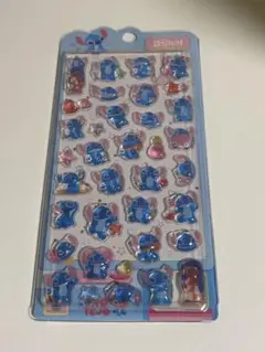 Disney Stitch 3D ボンボンドロップシール