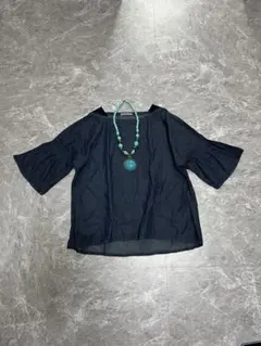 cloudnineインディゴブラウス