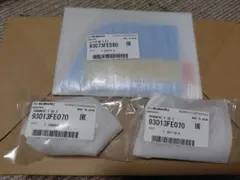 スバル純正　STIオーナメント前後セット　チェリーレッド　インプレッサGDB用