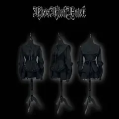 KRY clothing "SINKEITU" One-piece Dress Black x Black