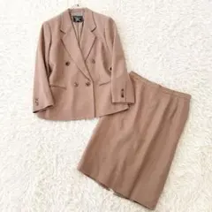 バーバリー✨ヴィンテージ セットアップ ダブルジャケット ベージュ 9号 11号