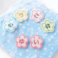 オーダー刺繍 名入れ作成 推し活グッズに アイロンワッペン可