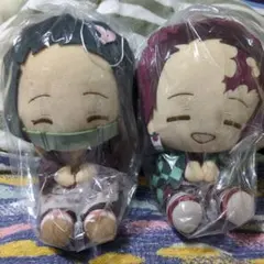 鬼滅の刃 でっかいぽふっとぬいぐるみ 妓夫太郎 梅（堕姫）幼少期