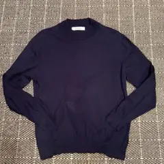 GREEN LABEL RELAXING ネイビー モックネックのロングスリーブ