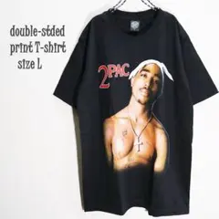 【新品】ミュージックTシャツ　L　tupac　903-136-03