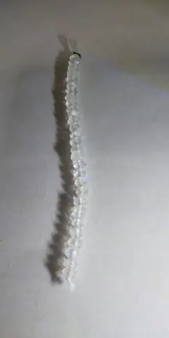 レインボームーンストーン AAAボタンカットビーズ 30個 天然石パワーストーン