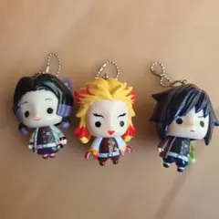 鬼滅の刃 ゆらゆらマスコット 冨岡義勇 煉獄杏寿郎 胡蝶しのぶ　3点セット