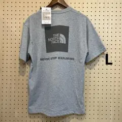 バックスクエアロゴTシャツ L（NT32447）