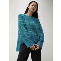 【美品】アズールバイマウジー　ニット　デザインニット