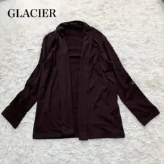 GLACIER カーディガン 羽織り 前開き カジュアル ウォッシャブル 着回しのサムネイル