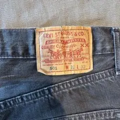 レアRタグ　Levi's 501 ブラックデニム W34 L32　裏ボタン555 レアRタグ Levi's 501 ブラックデニム W34 L32 裏ボタン555 - メルカリ