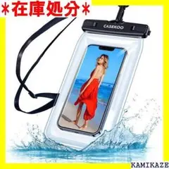 ☆送料無料 完全防水・水に浮く CASEKOO スマホ 防 ク ブラック 879